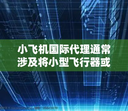 小飞机国际代理通常涉及将小型飞行器或相关技术产品和服务引入国际市场。以下是对该业务模式的详细分析 小飞机国际代理通常涉及将小型飞行器或相关技术产品和服务引入国际市场。以下是对该业务模式的详细分析