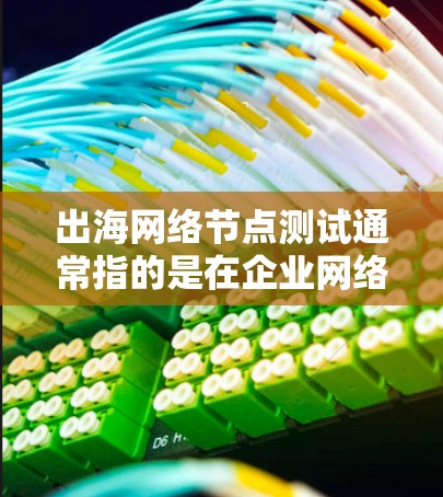 出海网络节点测试通常指的是在企业网络中，为了确保数据能够顺利传输到国际市场所进行的网络节点测试。这种测试主要关注网络节点的性能、稳定性和安全性，确保企业能够在全球范围内高效、可靠地进行数据交换和通信