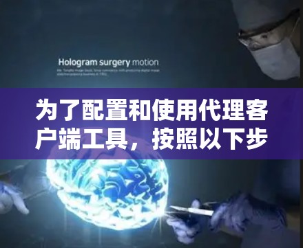 为了配置和使用代理客户端工具,按照以下步骤操作 为了配置和使用代理客户端工具,按照以下步骤操作